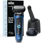 Braun Electric Shaver for Men, Series 6 6172cc, Holiday Gifts for Men, Wet & Dry Shave, Shaving Kit with SmartCare Center and Precision Trimmer