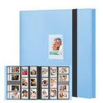 560 Pockets Photo Album for Fujifilm Instax Mini Camera, Polaroid Camera, for Fujifilm Instax Mini 11 12 9 40 Evo Liplay 8 7+ Instant Camera, Photo Album for Polaroid Kodak HP Zink 2x3" Photo (Blue)