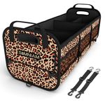 Simniam Large Car Trunk Organizer, 95L Portable Trunk Organizers and Storage SUV, with Reinforced Handle and 2 Telescopic Straps, Trunk Organizer Available for Car, SUV, Truck, Minivan