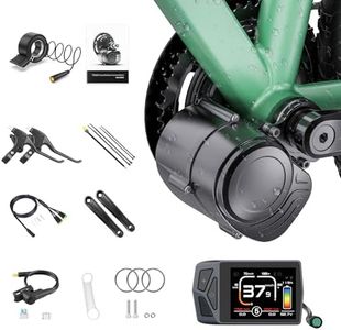 Varstrom TSDZ8 TSDZ2B TSDZ16 Mid Motor - 48V 1000W 750W 500W 36V 250W Electric Bike Torque Sensor Mid Drive Kit with Optional LCD Display and Battery, Tong-sheng Ebike Conversion Kit