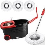 Spin mop and Bucket Set with Wringe