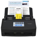 ScanSnap iX1600 Wireless or USB High-Speed Cloud Enabled Document, Photo & Receipt Scanner with Large Touchscreen and Auto Document Feeder for Mac or PC, Black