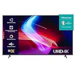 Hisense 43 Inch VIDAA Smart TV 43A6KTUK - Dolby Vision, Pixel Tuning, Voice Remote, Share to TV, and Youtube, Freeview Play, Netflix and Disney (2023 New Model), Black