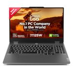 Lenovo LOQ AMD Ryzen 5 7235HS | NVIDIA RTX 3050A 4GB (24GB RAM/512GB SSD/144Hz Refresh Rate/15.6" (39.6cm)/Windows 11/Office Home 2024/3 Mon. Game Pass/Grey/2.4Kg), 83JC00GCIN AI Gaming Laptop