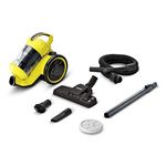 KARCHER VC3 ERP | Bagless Dry Vacuum Cleaner | Furniture Cleaning | Washable Waste Container | HEPA 12 Filter, Plastic Body | German Tech