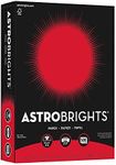 Astrobrights Color Paper, 8.5” x 11”, 24 lb/89 GSM, Re-Entry Red, 500 Sheets (21558)