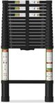 SPIEEK Telescoping Ladder for RV & Attic, 20.3FT Aluminum Extension Ladder with Dual Locking Mechanism, Max Load 330lbs, Compact Foldable Ladder for Roof, Home, Travel Trailer & Multi-Surface Use