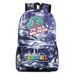 The Amazing World of Gumball Canvas Bookbag Casual Backpack Wear Resistant College Backpack for Daily Use