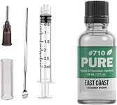 710 Pure - Organic Wax Liquidizer Flavorless Diluent Solution + Tool Kit for Concentrates, Shatters, Distillates, Extracts, Waxes, and Resins - East Coast Terpenes (60 mL)