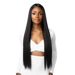 Sensationnel Human Hair Blend Butta HD Lace Front Wig - STRAIGHT 32 (BALAYAGEMOCHA)