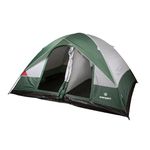 Stansport Grand 12 2-Room Tent, 10 x 12 -Feet,Green/White