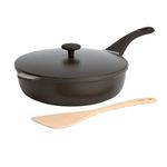 Goodful All-in-One Pan, Multilayer Nonstick, High-Performance Cast Construction, Multipurpose Design Replaces Multiple Pots and Pans, Dishwasher Safe Cookware, 11-Inch, 4.4-Quart Capacity, Graphite