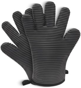 Stripes Gloves - Gray