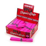 Karakal - PU Super Grip - Self-Adhesive Grip Tape for Badminton, Squash, Tennis, Hockey Stick or Ice Hockey Stick – Pack of 5 or 24 – Assorted Colours, Pink, 24 Pieces