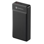 Portronics Luxcell B 20K Advanced 20000 mAh Power Bank with 22.5W Max Output, LED Indicator, 22.5w Mach USB-A Output, 20w Type C PD Output, Type C Input, Wake Up Button(Black)