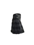 Z&N PRODUCTS Grey Watch 8 Yard Kilts Scottish Men Kilts 16oz, Casual Tartan Kilt (38")