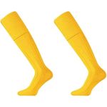 Mitre Adult Mercury Plain Football Sports Socks | Football Team Kit | Lightweight Long Sock | Breathable Sports Sock, Yellow, Senior (7 UK - 12 UK)