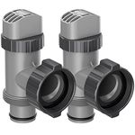 SHAPON Plunger Valve Compatible with Intex Pool Parts and Accessories, On/Off Plunger Valve Replacement for Above Ground Swimming Pool and Pool Filter Pump (2 Pack)