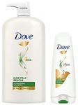 Dove Hair Fall Rescue Shampoo, 1L & Hair Fall Rescue Conditioner, 180ml