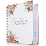 WeddingGiftsWedding Wedding Planner for Bride,Wedding Planning Book and Organizer,Wedding Binder Book with Pockets,Perfect Engagement Gifts for Newly Enaged Couples (Autumn)