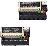 Ximimark 2Pcs Compact Flash CF Card to 3.5 Female 40 Pin IDE Hard Drive Bootable Adapter Converter Module