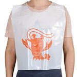 MGTECH 16 Pack 23 Inch Disposable Crawfish Bibs Thick Funny Plastic Lobster Apron for Adults