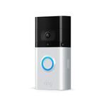 Certified Refurbished Ring Video Doorbell 3 Plus by Amazon | 1080p HD video, Advanced Motion Detection, 4-second previews and easy installation| 30-day free trial of Ring Protect