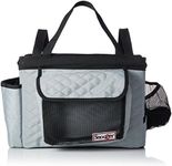 Snoozer Buddy Bike Basket, Grey and Black