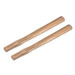 uxcell 15 Inch Hammer Wooden Handle Wood Handle Replacement for 2 to 4 Lb Hammer Oval Eye 2 Pack