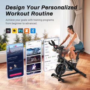 MERACH Exercise Bike with LED Display – Indoor Cycling Trainer