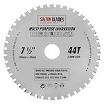 TCT19044TMPT Saxton TCT Multi Purpose Innovation Circular Saw Blade 190mm x 44T Wood and Metal fits Bosch Dewalt Ryobi Makita etc