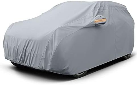 GXT All Weatherproof SUV Car Cover for Outdoor Automobiles, Heavy Duty TPE Fabric Full Protection for Rain Dirty Snow UV and Wind, Universal Fit for Compact or Full-Size SUV up to 190 inch