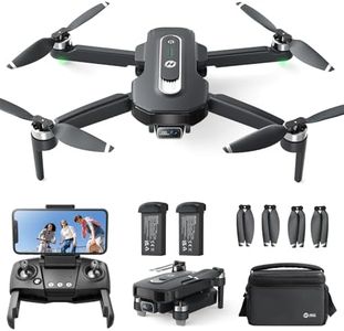 Holy Stone HS460 GPS Drohne mit Kamera 4K für Anfänger, 52 Min. Lange Flugzeit, Bürstenloser Motor, Follow Me, Rückkehr, 5G FPV Übertragung Faltbare Kameradrohne unter 249g für Erwachsene