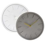 Nicole Concrete Mold Cement Clock Silicone Mould 3D Round Home Crafts Decorative Tool