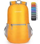 Ultralight Packable Backpack 20L - Small Foldable Hiking Backpacks Water Resistant Light Daypack for Outdoor Hiking,by ZOMAKE(Yellow(new))