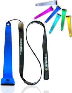 UltraPoi Digi LED Glow Stick - Rechargeable Reusable Multicolor Light Decoration for Poi, Music Festival, Rave, Camping, Birthday Party, Wedding, Parking Guide and Dog Walking