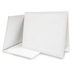 GraduationMall Smooth Diploma Cover Certificate Holder Graduation Cover 8.5"x11" White