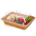 DEAYOU Bread Basket with Lid, Table