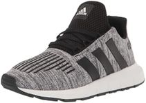 adidas Kids Swift Run Sneaker, Core Black/Core Black/White, 8 US Unisex Toddler