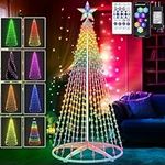 Smart LED Christmas Cone Tree Light