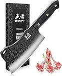 ENOKING Kitchen Knife 7 Inches Professional Chef Knives for Cutting, Boning, Chopping, Ultra Sharp Chinese Knife with Ergonomic Handle for Home, Kitchen, Restaurant