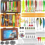 PLUSINNO Fishing Lures, 137Pcs Tack