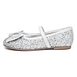 Lilley Sparkle Girls Silver Ballerina - Size 12 Child UK - Multicolour