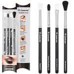 Pro Blending Brush Set - Smoky Eye Shadow Contour Kit - 4 Essential Shapes - Best Choice Crease, All Over Shader, Tapered Soft Blender - Shading & Blending of Eyeshadow Makeup Cream Powder Highlighter