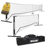 Boulder Pickleball Net - Premium USAPA Standard Full Court 22ft Pickleball Net Set with Additional 11ft Half Court Pickle Ball Net