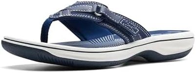 Clarks womens Breeze Sea Flip Flop,