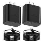 Samsung Super Fast Charger, 45W USB-C Super Fast Charging Wall Charger & 10ft C Cable for Samsung Galaxy S26 Ultra/S26/S26+/S25 Ultra/S25/S25+/S24 Ultra/S24/S24+/S23 Ultra/S23/S23+/S22/Note10/20