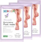 3 Pairs Foot Peel Mask,lavender Foot Exfoliating Mask Socks Calluses Remover Dead Skin, Moisturizing Feet Peeling Mask for Dry Skin,Cracked Heels,Foot SPA Socks for Women and Men