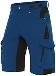 XKTTAC Men's Outdoor Quick Dry Lightweight Cargo Shorts for Hiking, Casual, Camping, Tactical, Fishing, Golf, Travel with 6 Pockets (Indigo, 6X-Large)