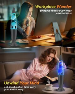 LED Liquid Motion Lamp – Pink Wax Lava Light